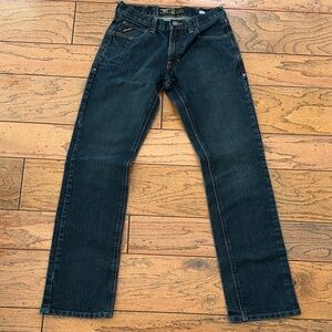 Ariat Rebar Dark Blue Straight-Leg Jeans